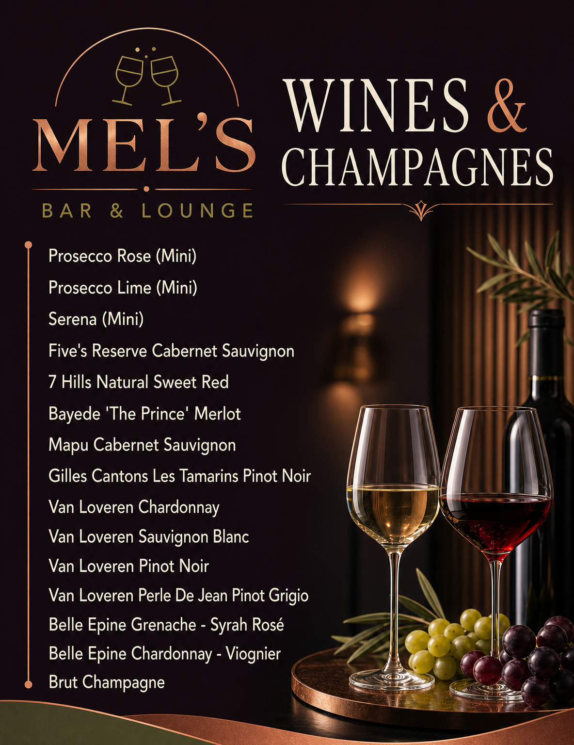 Wines and Champagnes